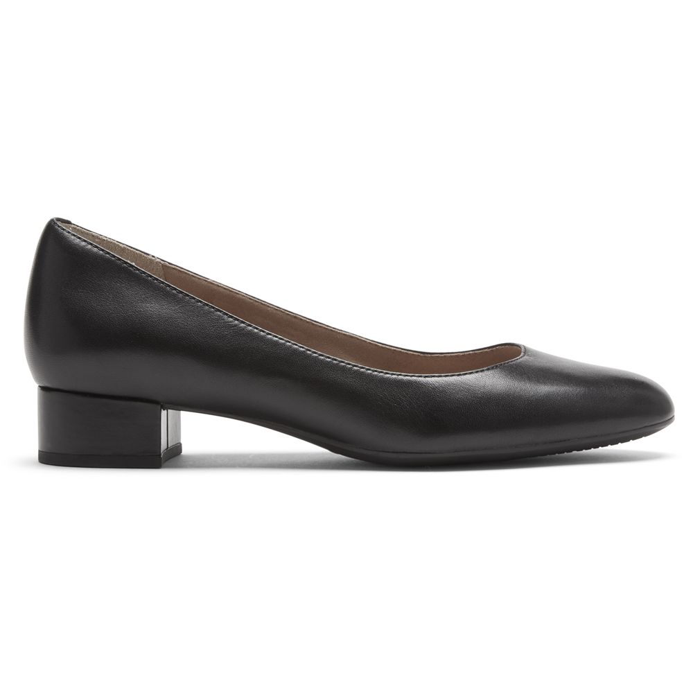 Rockport Canada Total Motion Maricel Heel - Womens Pumps Black (BJF789536)